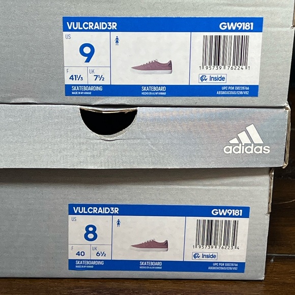 Adidas Vulcraid3r Pink Sneakers Womens - Picture 6 of 6